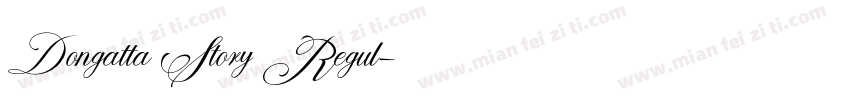 Dongatta Story Regul字体转换